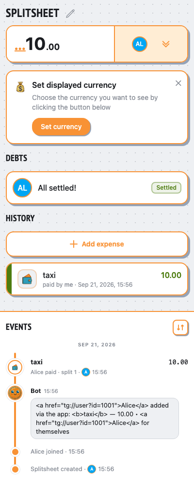 Mini App
